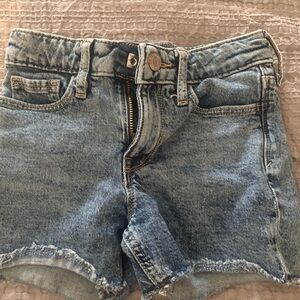 Denim Blue Youth Girls Shorts